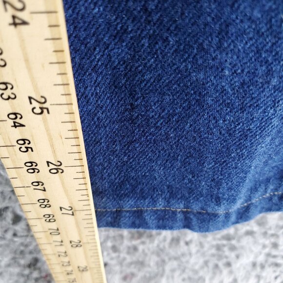 London Jean Jeans Womens 8 Blue Straight Leg Cotton Denim Made In USA - Picture 6 of 8